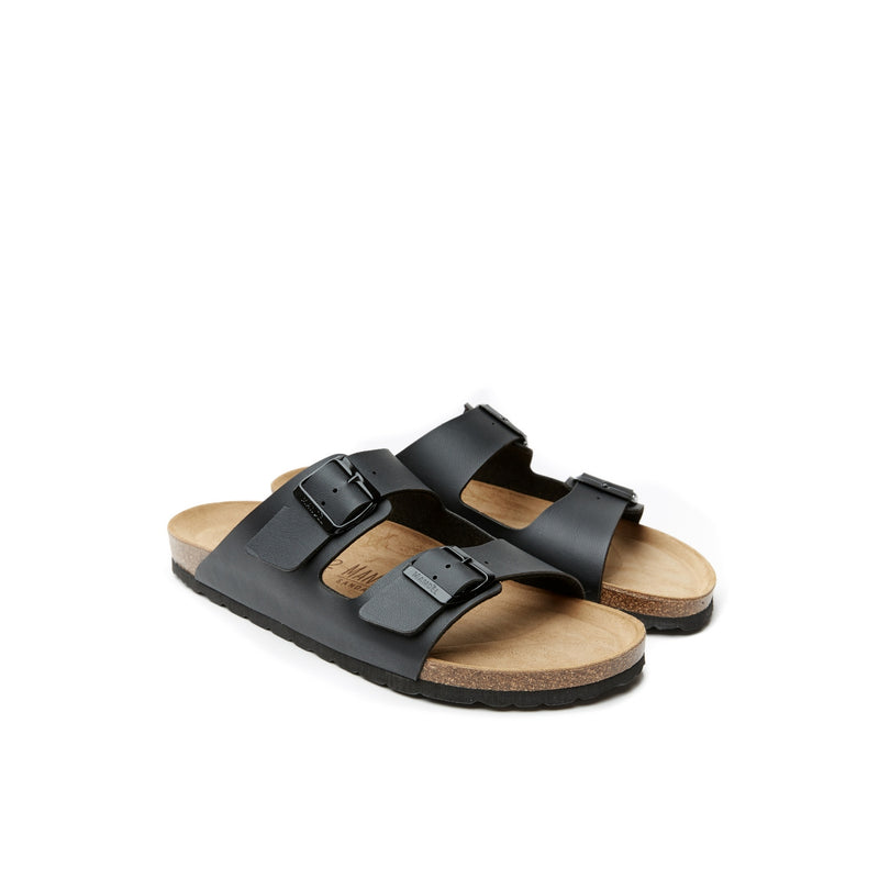 Alberto Black Sandals - Men