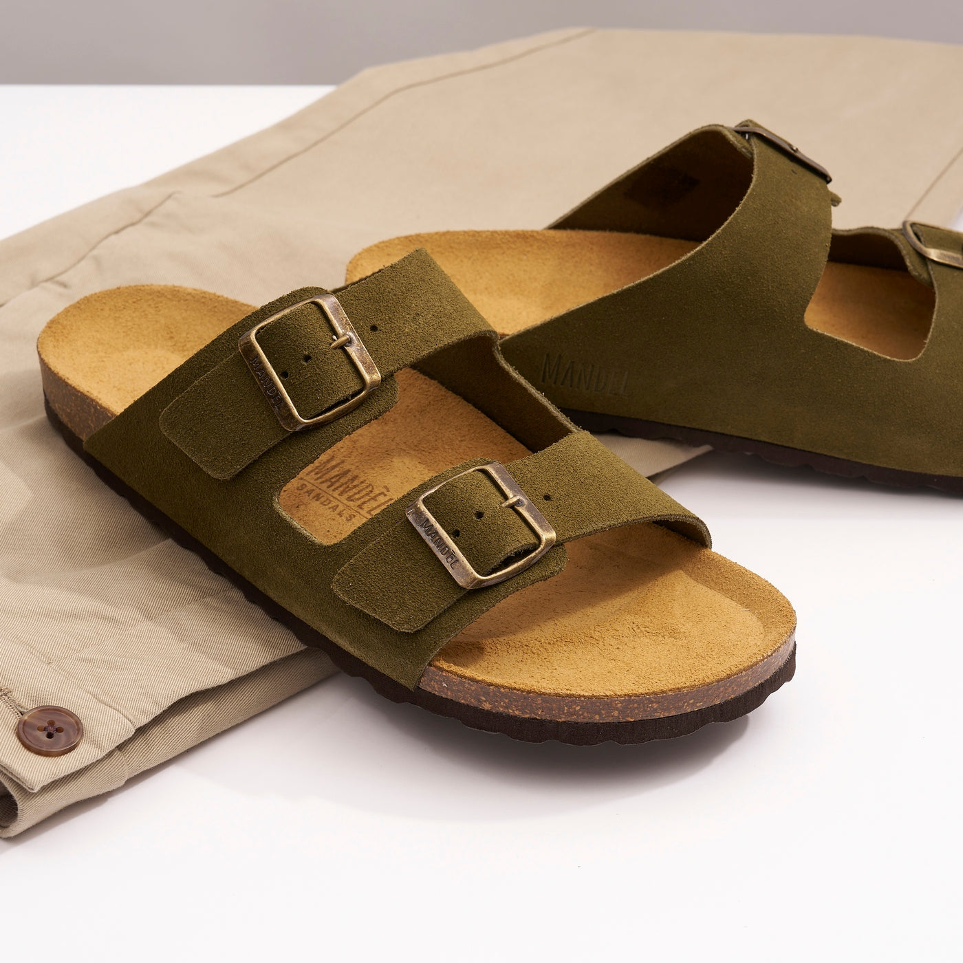 Alberto Suede Moss Green - Hombre