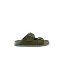 Mandel - Ana Suede Moss Green Sandals - Women's