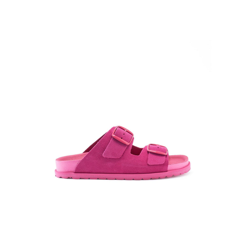 Sandales Ana Suede Fuchsia - Femme
