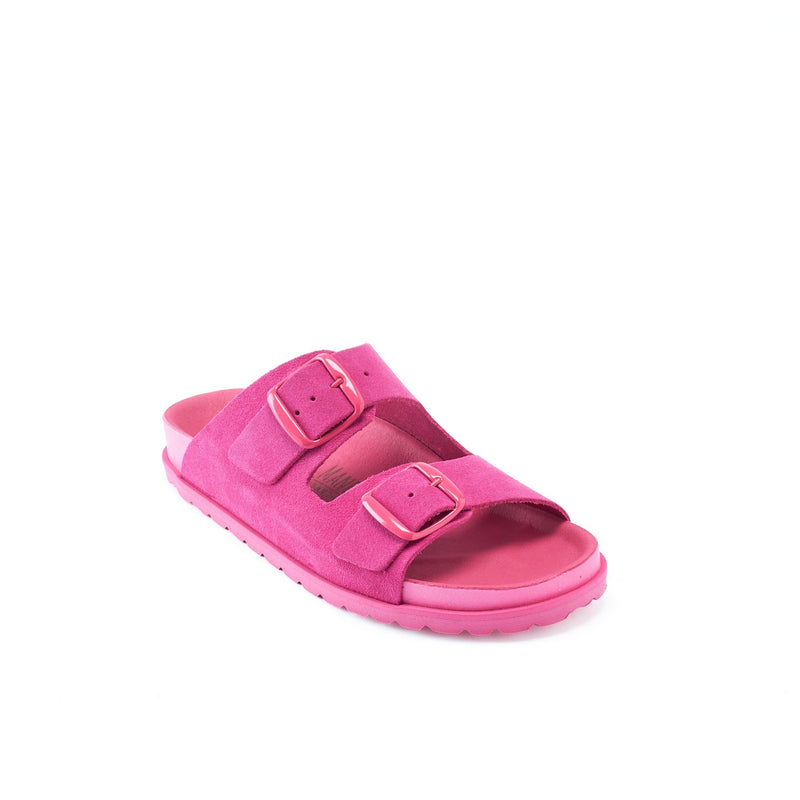 Sandales Ana Suede Fuchsia - Femme