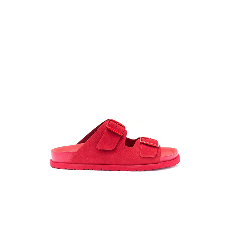 Sandales Ana Suede Red - Femme