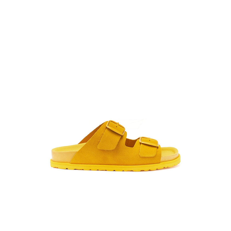 Sandales Ana Suede Mustard - Femme