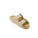 Alberto Nubuck Sand Beige Clogs - Women