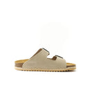 Alberto Nubuck Sand Beige Clogs - Women