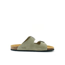 Alberto Nubuck Olive Green Clogs - Men