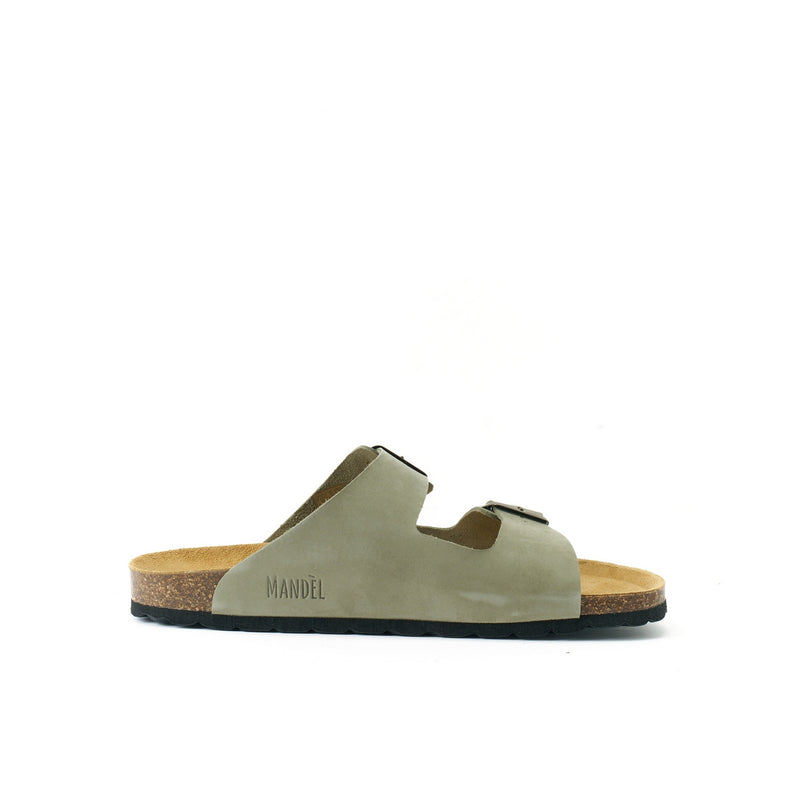 Alberto Nubuck Olive Green Clogs - Men