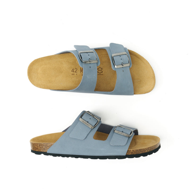 Alberto Nubuck Ultramarine Clogs - Men