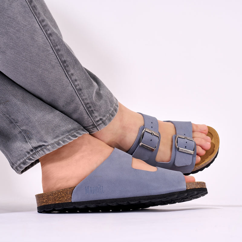 Alberto Nubuck Ultramarine Clogs - Men