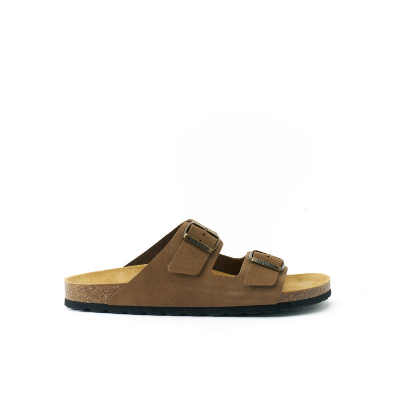 Alberto Suede Brown Clogs - Men