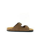 Alberto Suede Brown Clogs - Men