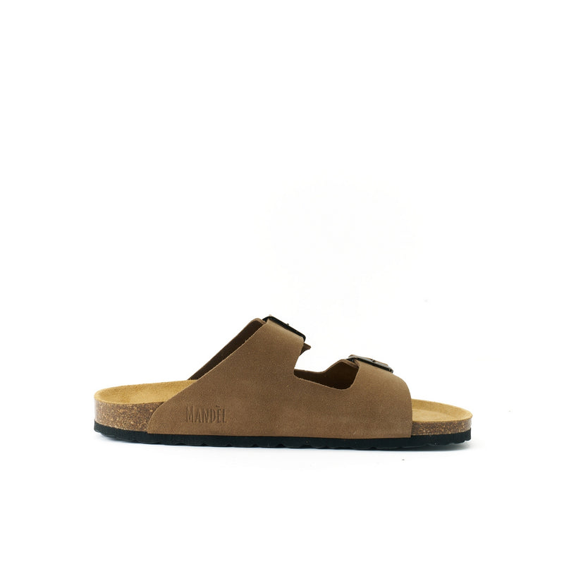 Alberto Suede Brown Clogs - Men