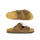 Alberto Suede Brown Clogs - Men