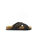 Ramon Oiled Leather Dark Brown Clogs - Men's