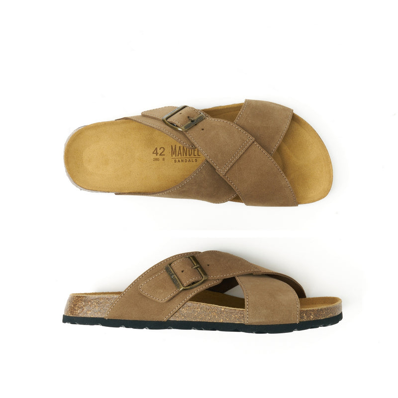 Ramon Suede Brown Clogs - Men