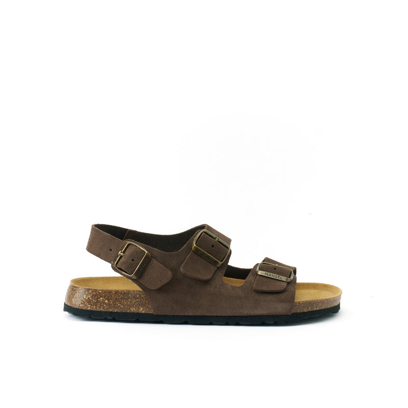 Carlos Suede Maron Brown Clogs - Men
