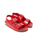 Carlos Big Buckle Patent Red - Femme