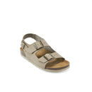 Carlos Big Buckle Nubuck Taupe - Women's