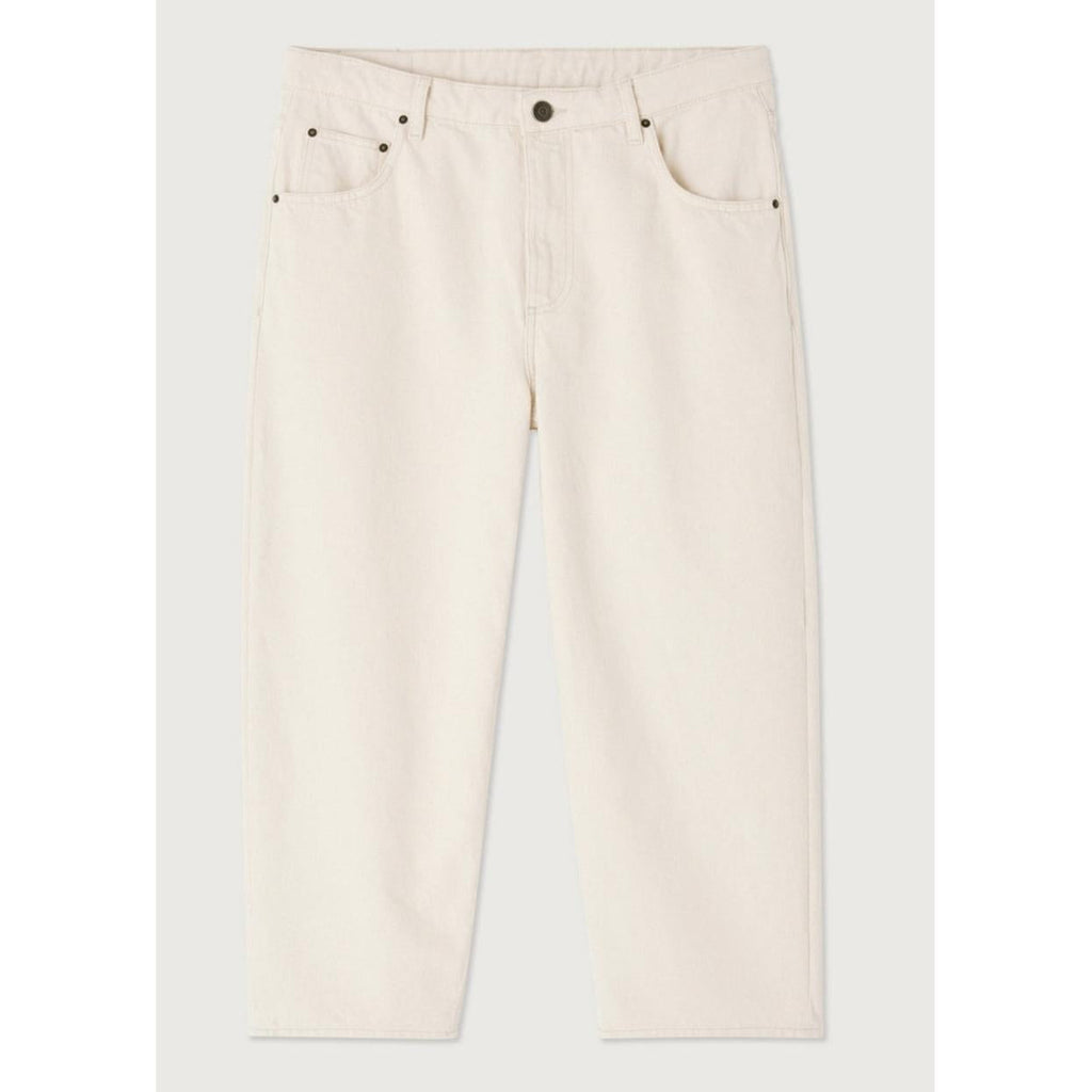 Le Droit Cropped 5-Pocket Trousers - Ecru - Men