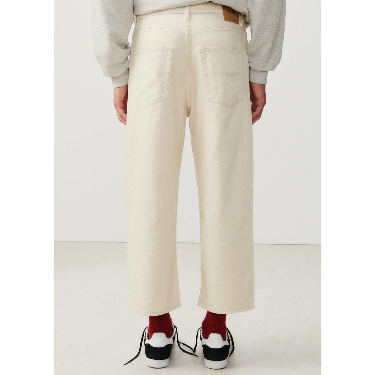 Le Droit Cropped 5-Pocket Trousers - Ecru - Men