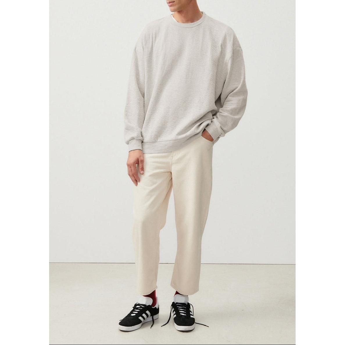 Le Droit Cropped 5-Pocket Trousers - Ecru - Men
