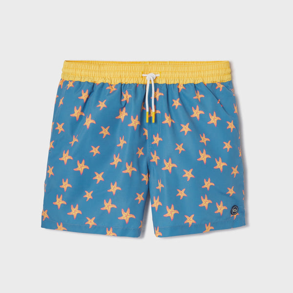 100% Recycled Polyester Swim Shorts - Starfish
