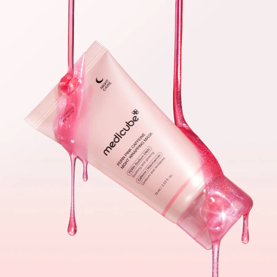 Medicube - Pdrn Pink Caffeine Night Wrapping Mask - 75Ml