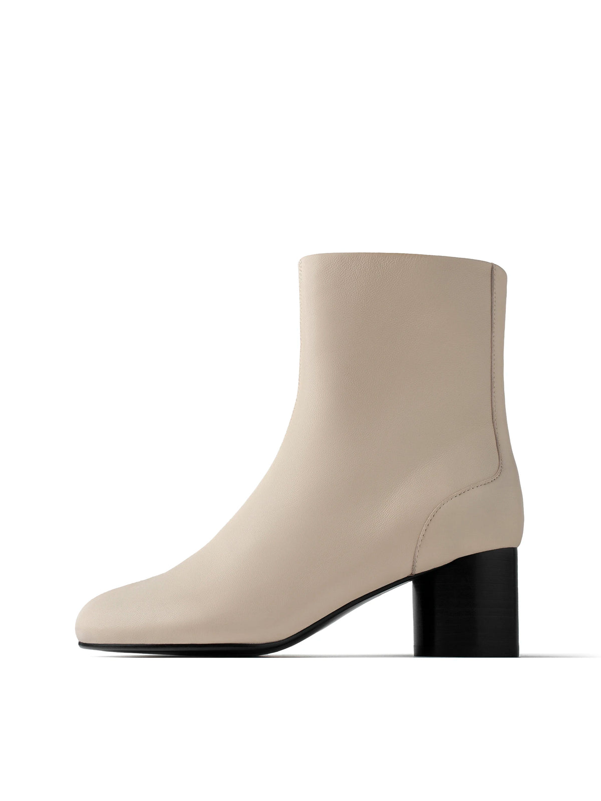 Meet Me Downtown Ankle Boots - Beige
