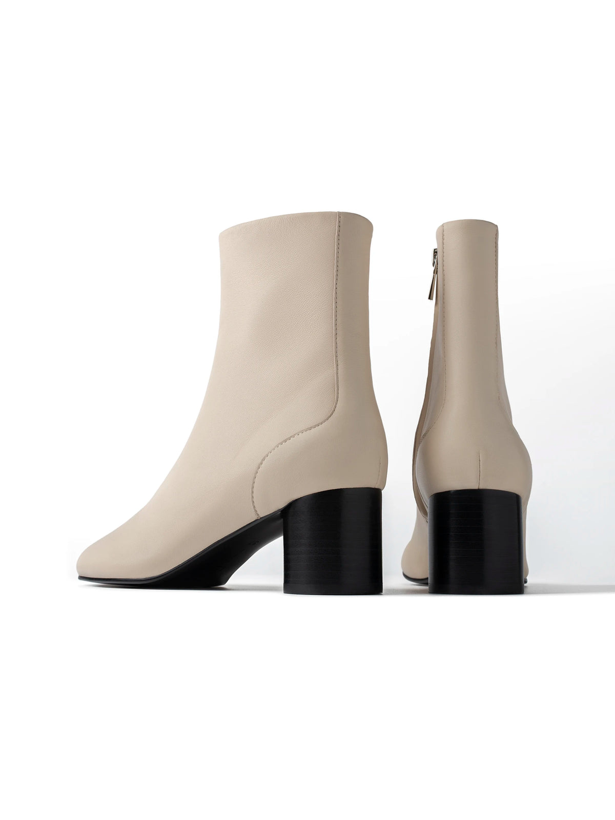 Meet Me Downtown Ankle Boots - Beige