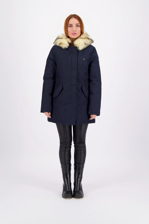 Parka Chauffante Megeve Heat - Navy - Femme