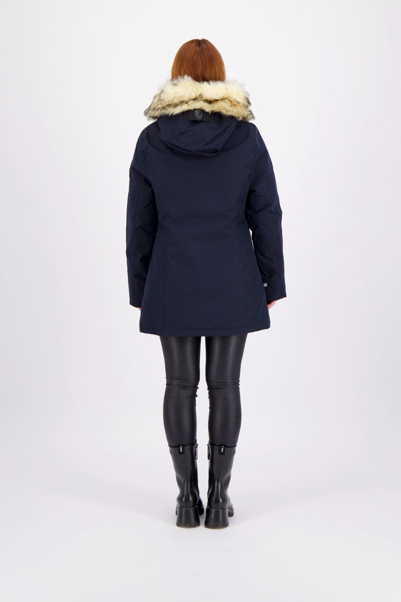 Parka Chauffante Megeve Heat - Navy - Femme