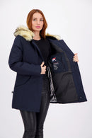 Parka Chauffante Megeve Heat - Navy - Femme