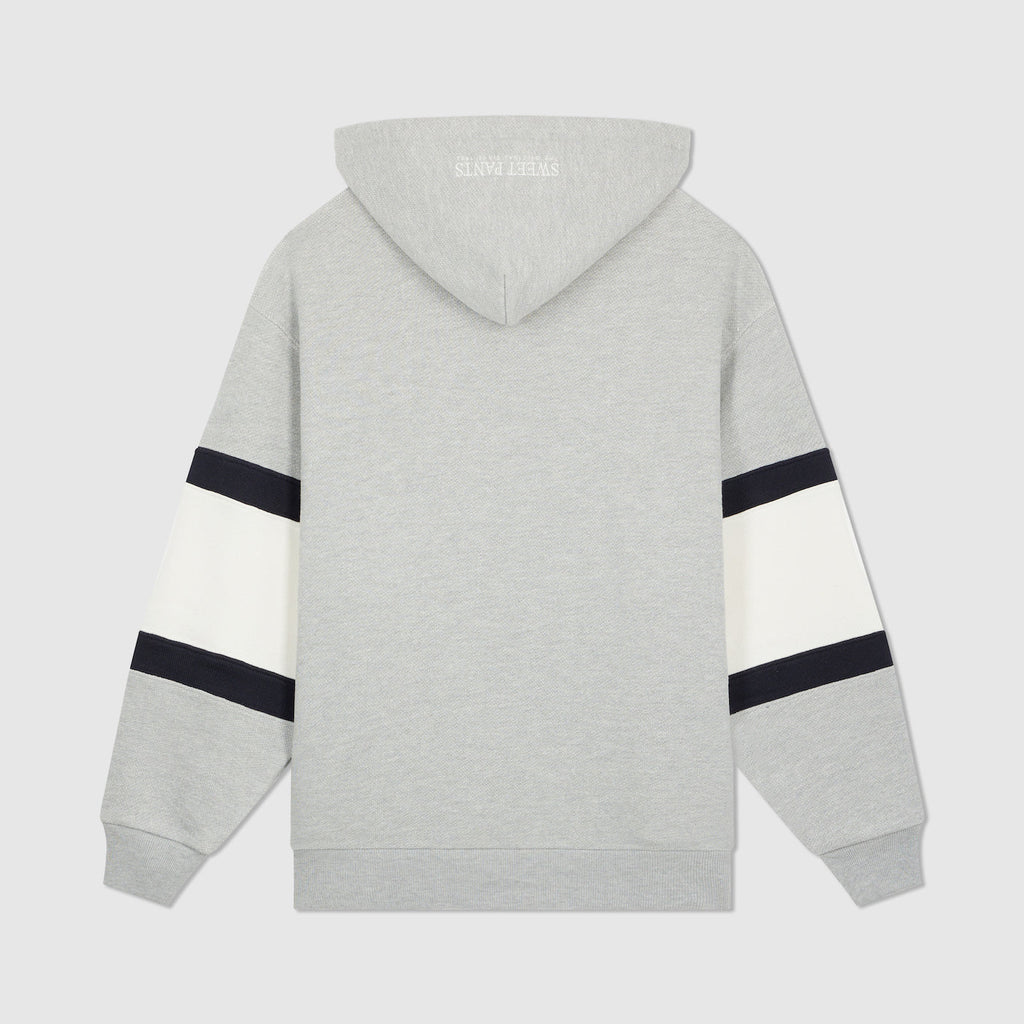 Sudadera con Capucha Bandas Manga - Grey Marl - Mixto