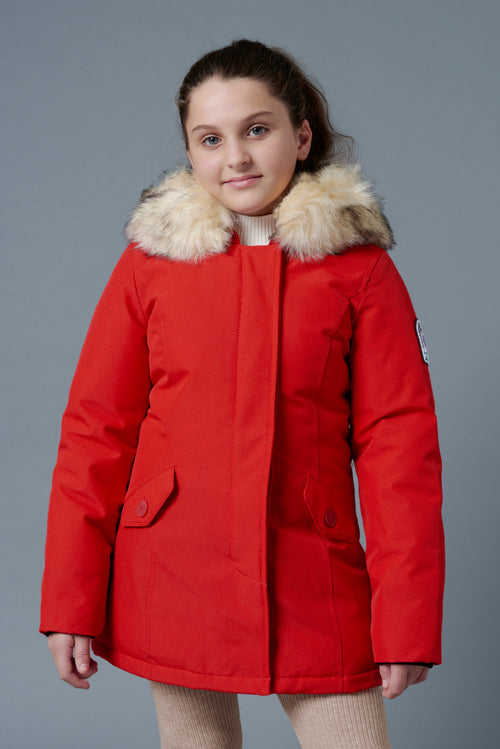 Parka Megeve Kids - Rouge - Enfant Fille