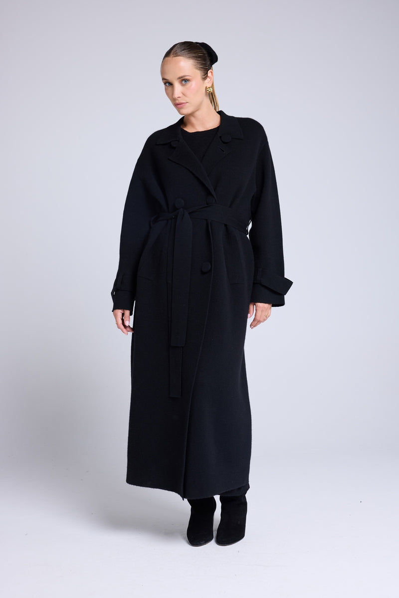 Manteau Trench Meilna - Noir