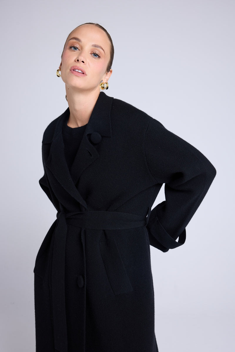 Manteau Trench Meilna - Noir