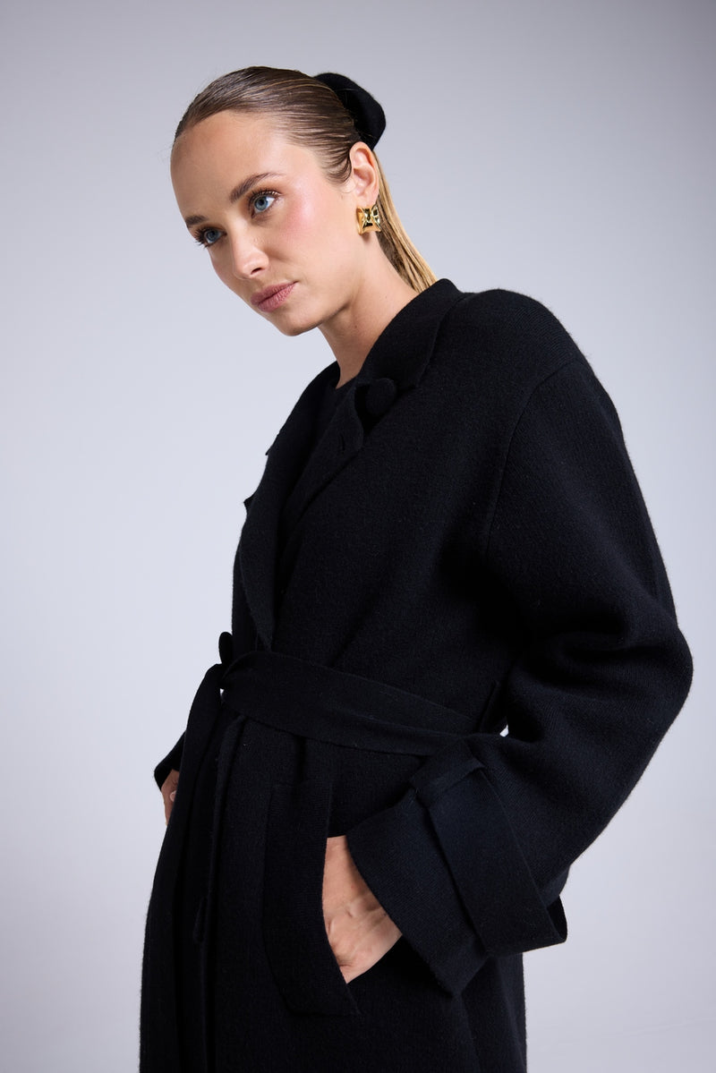 Manteau Trench Meilna - Noir