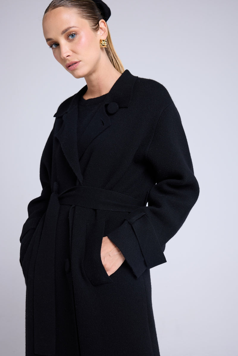 Manteau Trench Meilna - Noir