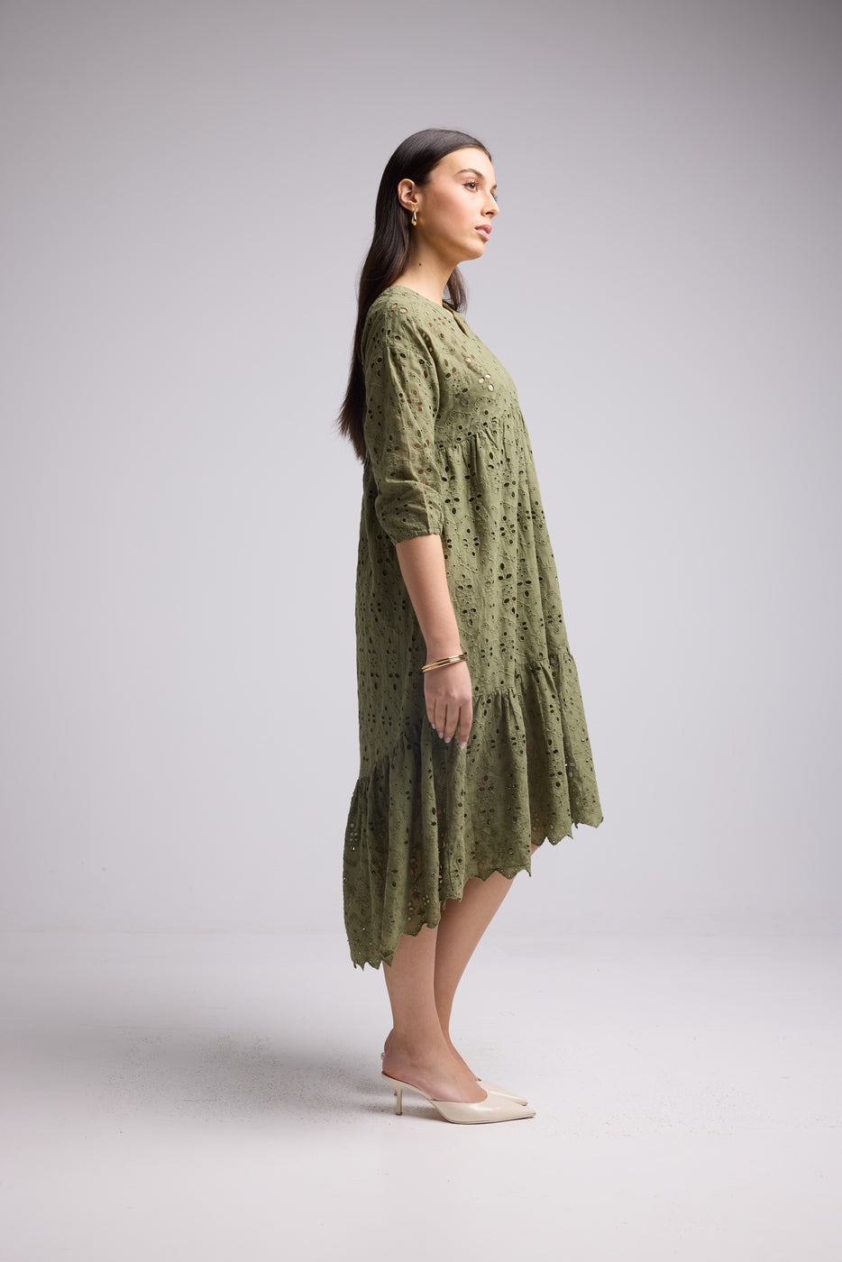 Vestido Largo - Melba - Caqui