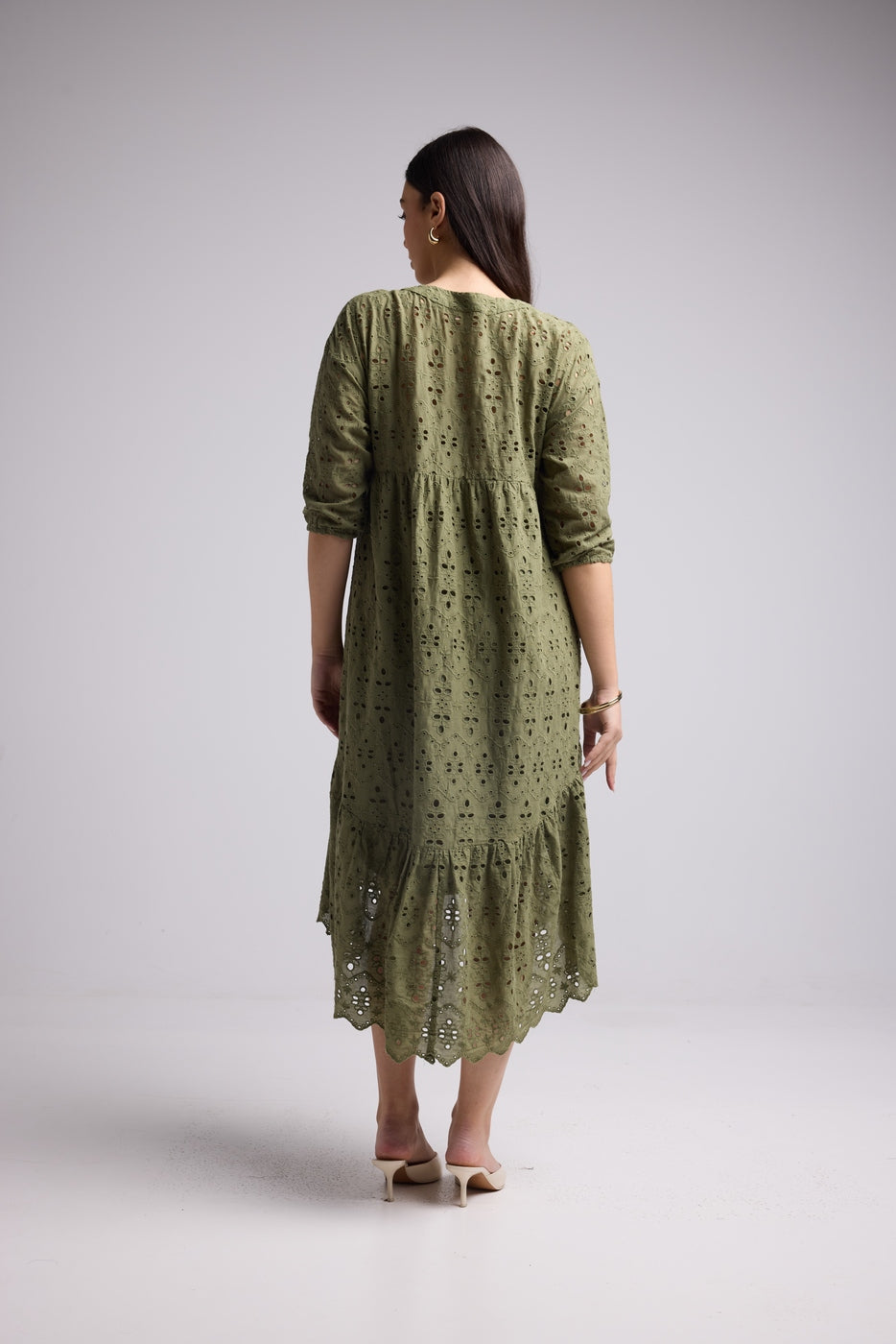 Vestido Largo - Melba - Caqui