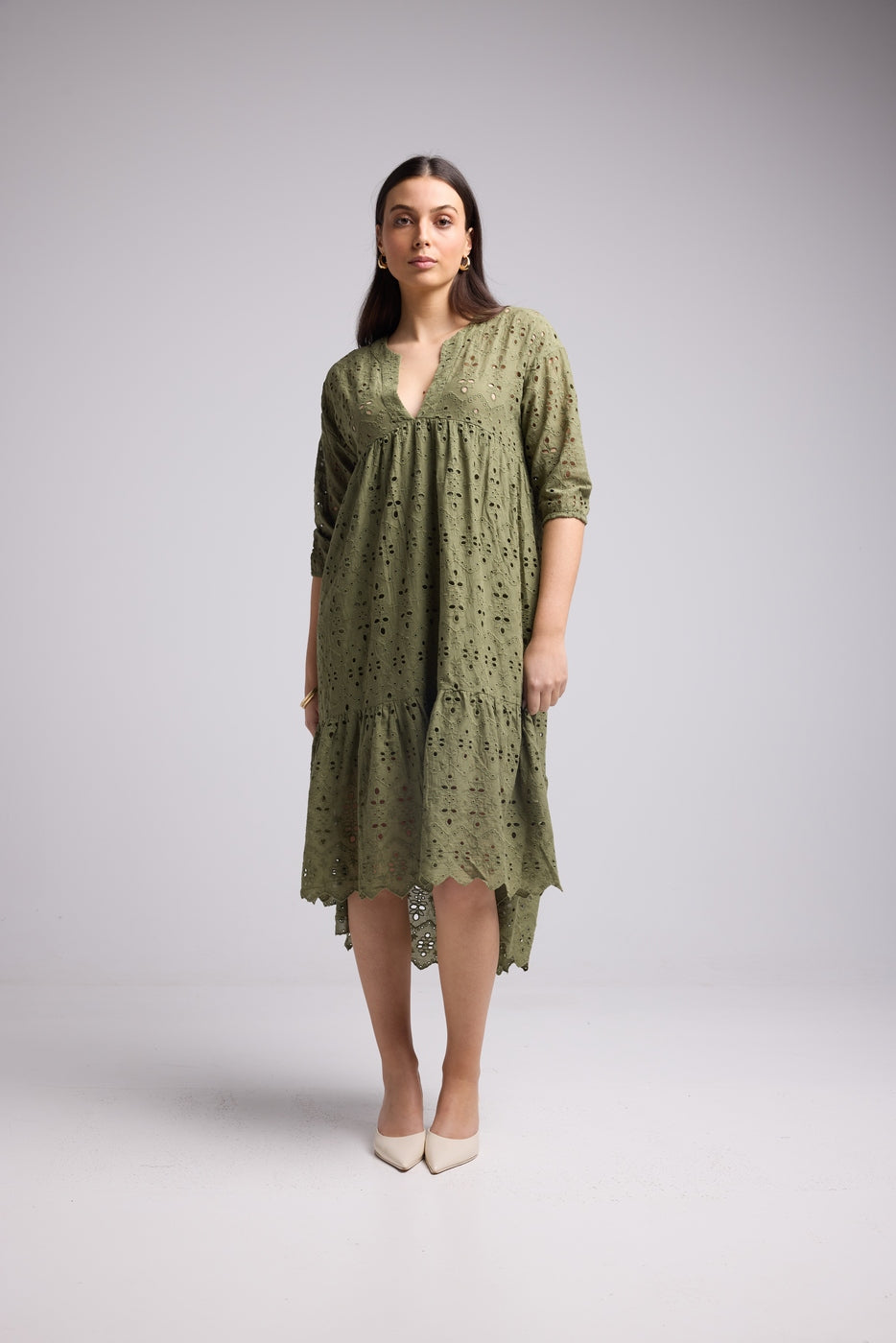 Vestido Largo - Melba - Caqui