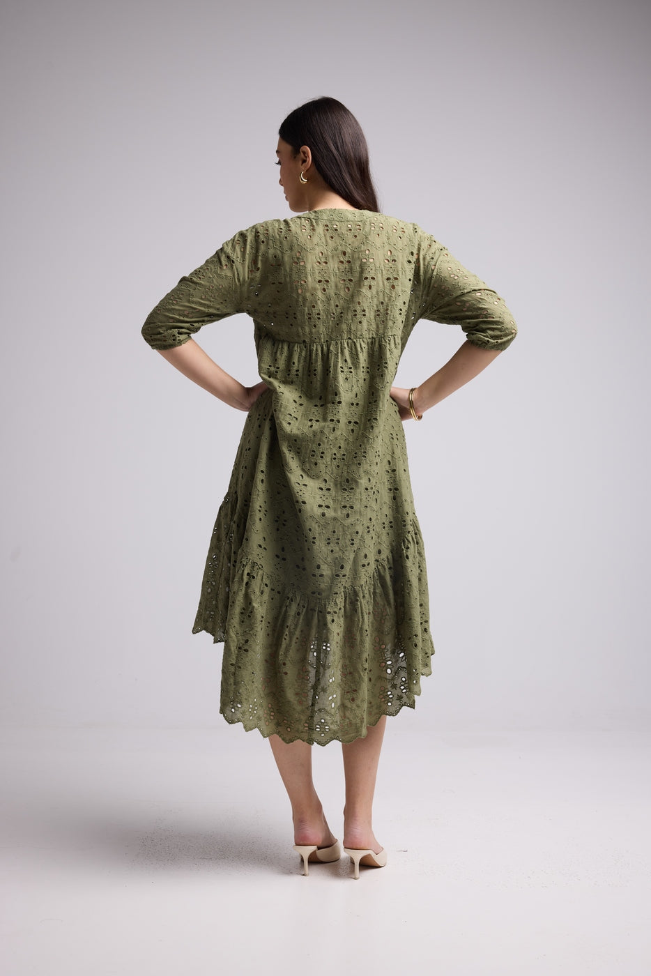 Vestido Largo - Melba - Caqui