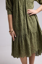 Vestido Largo - Melba - Caqui