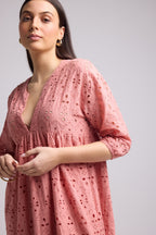 Long Dress - Melba - Pink
