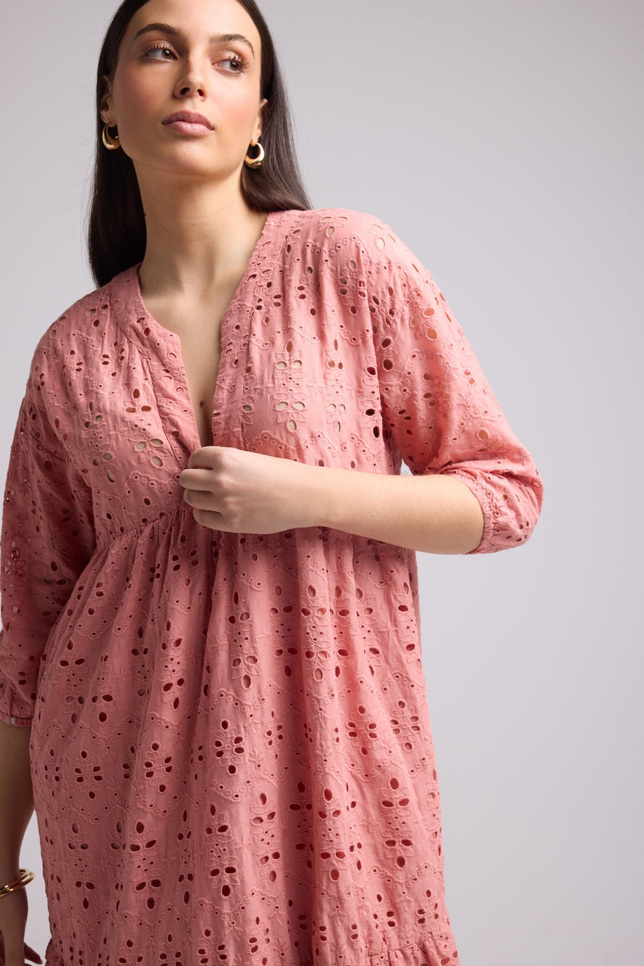 Long Dress - Melba - Pink