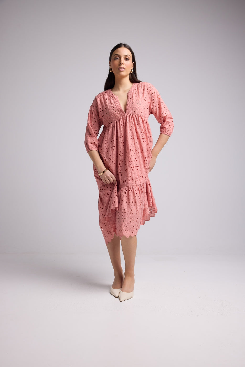 Long Dress - Melba - Pink