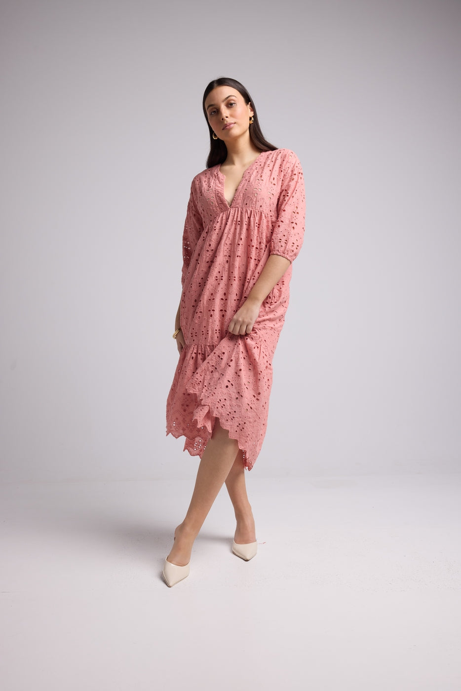 Long Dress - Melba - Pink