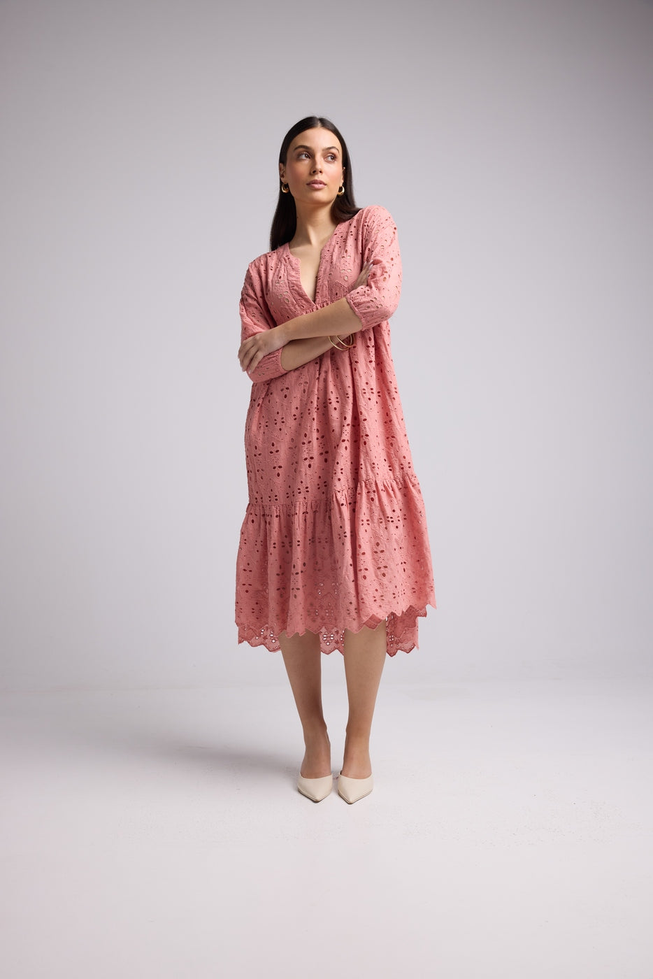Long Dress - Melba - Pink