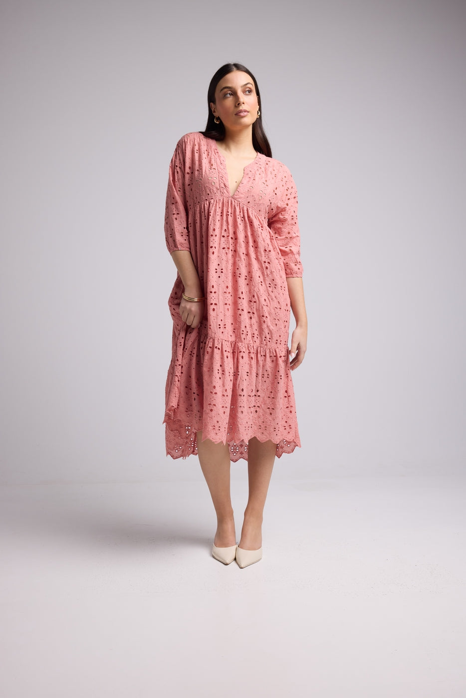 Long Dress - Melba - Pink