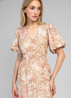 Robe Longue Melila Josas Ocre